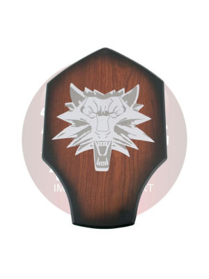 SOPORTE CON LOBO GRIS